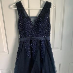 NEW never worn formal blue Homecoming dress✨